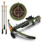 RealTree: Toy Compound Crossbow Set - 26" - Green-Camo - Suction-Tipped Arrows, Target, LED Scope, Ergonomic Grip, Shoots Up to 40', Archery, Kids 8+